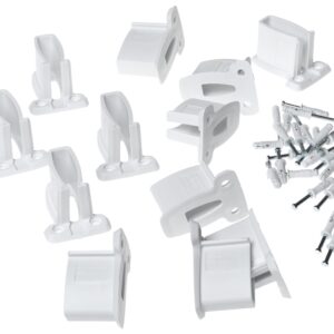 ClosetMaid Wall Brackets, White, 12-Pack #1782