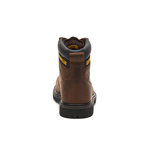 Cat Footwear Men's Second Shift Steel Toe Work Boot, Dark Brown, 10.5