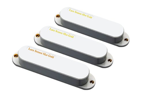 Lace Hot Gold 21153-11Sensor with Hot Bridge Electric Guitar Electronics, 3-Pack