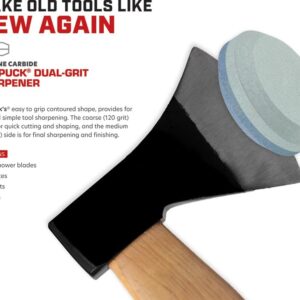 Lanksy Dual Grit Tool and Knife Sharpening Puck - LPUCK