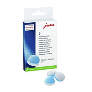 jura 64308 cleaning tablets for all jura automatic coffee centers, 6-count