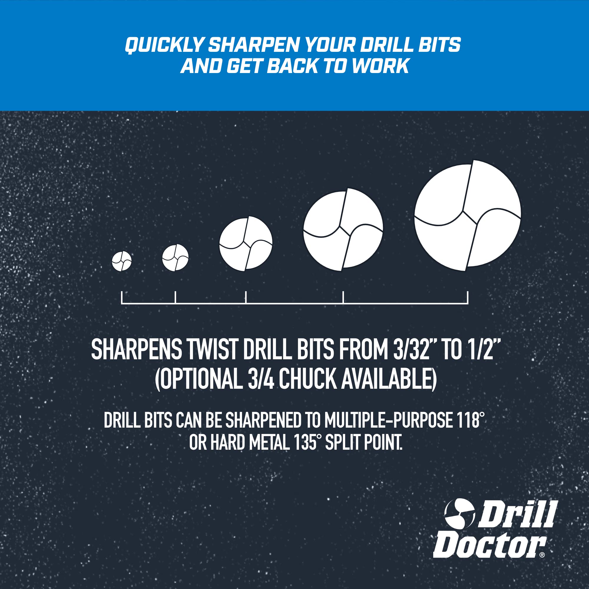 Drill Doctor DD500X Drill Bit Sharpener