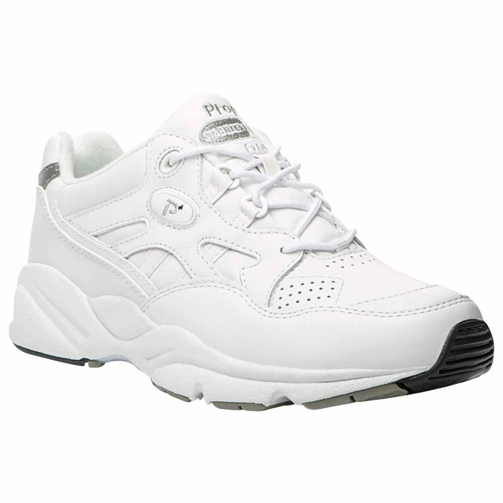 Propét Womens Stability Walker Walking Walking Sneakers Shoes - White - Size 9.5 B