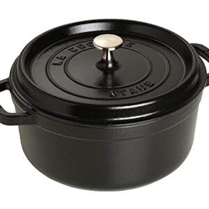 Staub Round Dutch Oven 4-Quart Matte Black