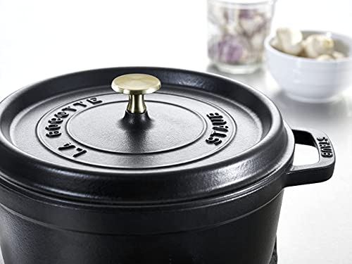 Staub Round Dutch Oven 4-Quart Matte Black