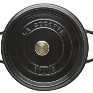 Staub Round Dutch Oven 4-Quart Matte Black