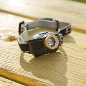 Dorcy 215-Lumen Weather Resistant Spot Beam LED Headlight, Black and Gold (41-2097)