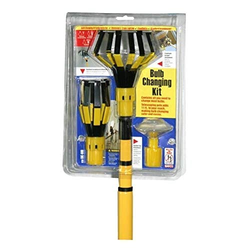 Bayco LBC-600SDL Light Bulb Changing Kit, 4-Piece, Yellow