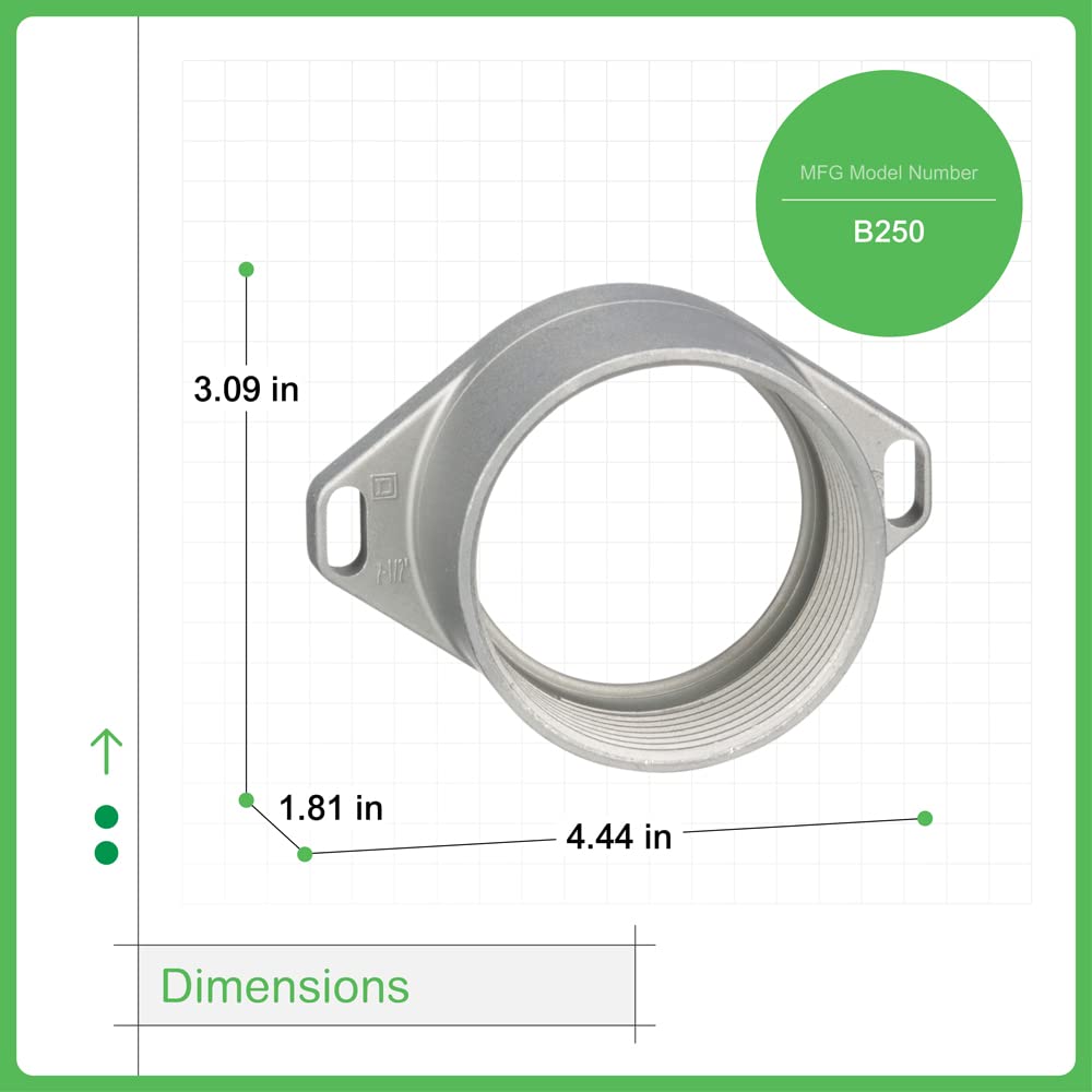 Square D - B250 2-1/2-Inch Bolt-On Hub for Square D Devices with B Openings