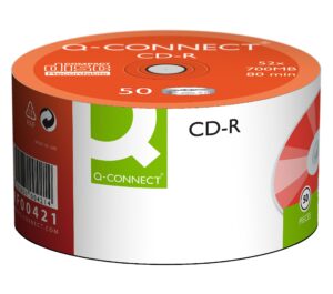 q-connect cd-r 700mb/80minutes spindle (50 pack)