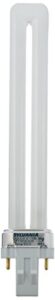 osram sylvania dulux s ecologic pl type compact lamp, s (t4), 13 watt, 3500k, 82 cri, gx23, 120 volts-683365