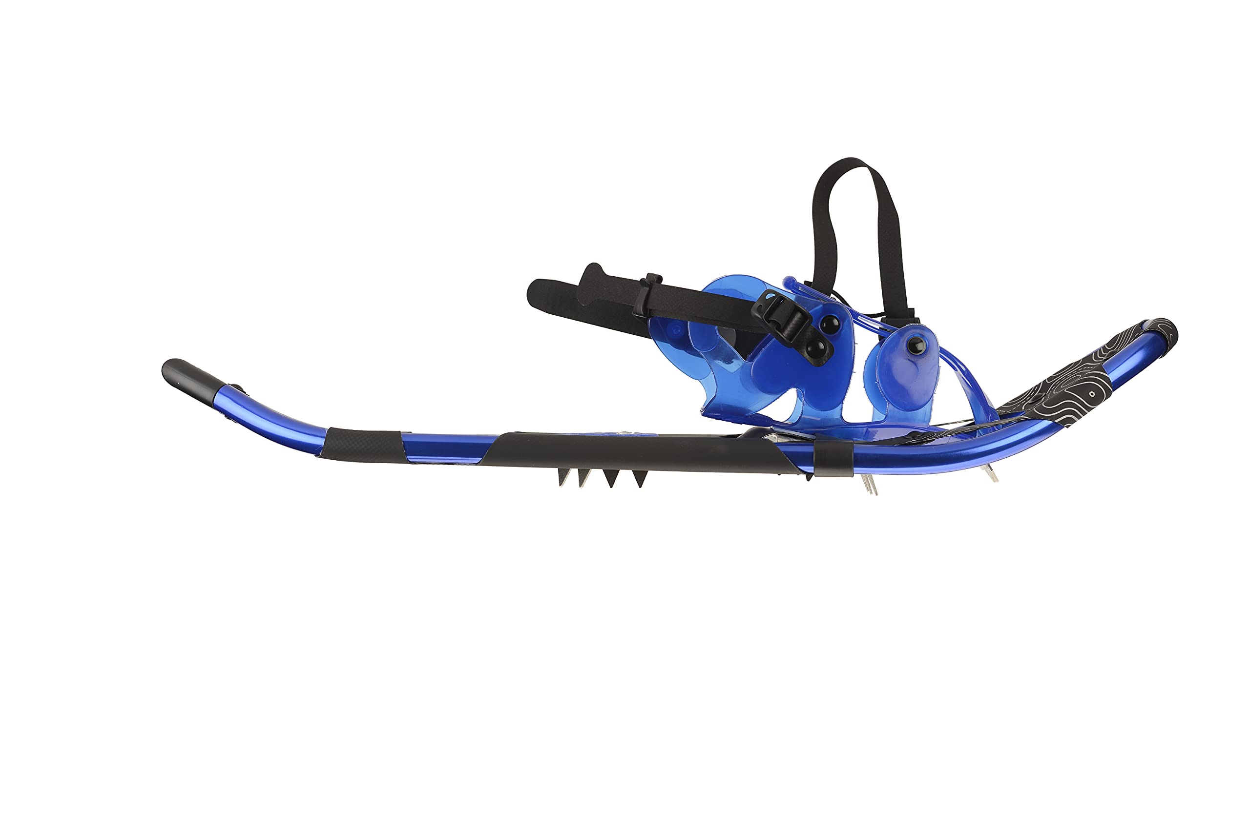 Crescent Moon All Terrian Unisex Snowshoe - Sawtooth 27 (Blue): Unisex All Terrain Snowshoe with Award Winning Single Loop Pull Binding, Stainless Steel Crampons and Heel Lifts