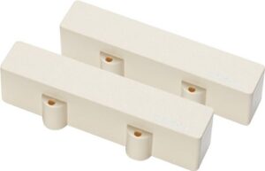 emg jx bass guitar pickup set, ivory