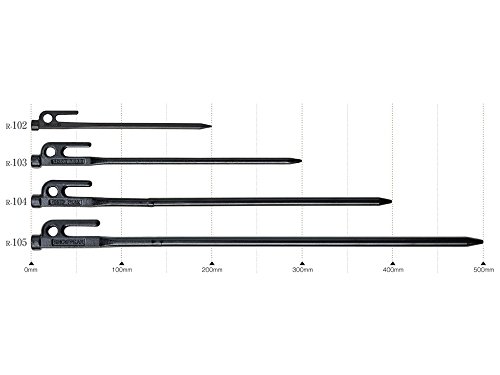 Snowpeak Solid Stakes30 6 Piece R-103-1