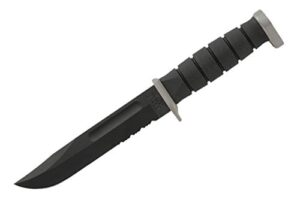 ka-bar 1282 d2 extreme fighting knife , black