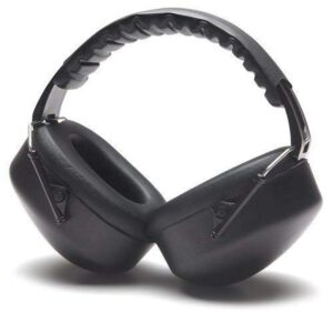 pyramex ear muff nrr 27db,black