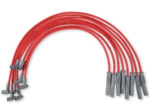 msd 35379 super conductor spark plug wire set, chevy 366-454 w/hei cap