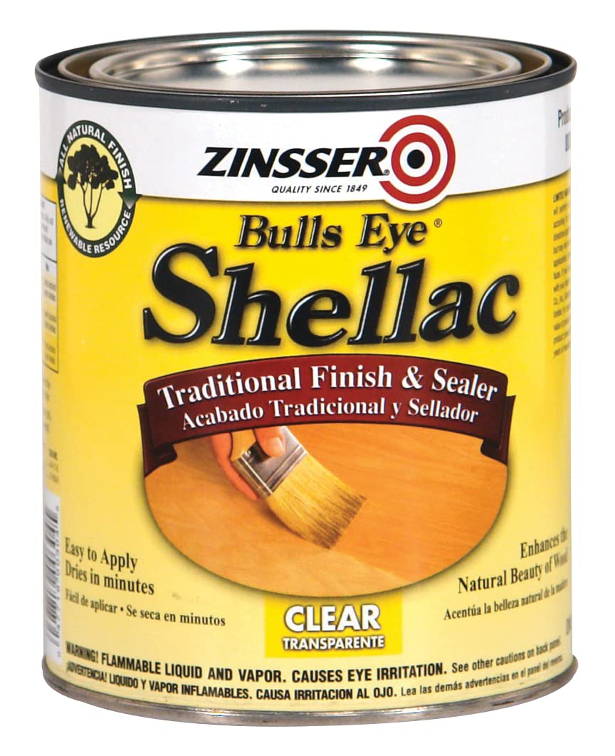 Rust-Oleum Zinsser 304H 1-Quart Bulls Eye Clear Shellac