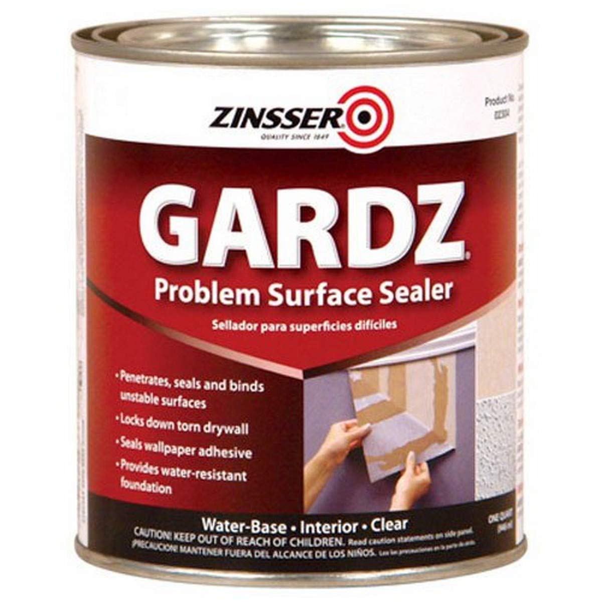 qt Zinsser 02304 Clear Zinsser, Gardz Water-Based Problem Surface Sealer