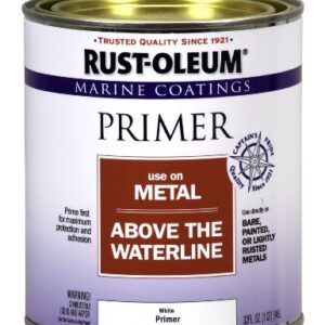 Rust-Oleum 207016 Marine Metal Primer, Quart , White, 1 Quarts (Pack of 1)