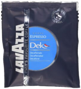 lavazza dek decaf espresso pods 18 box