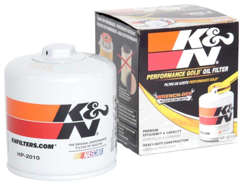 K&N Premium Oil Filter: Protects your Engine: Compatible with Select CHEVROLET/DODGE/FORD/LINCOLN Vehicle Models (See Product Description for Full List of Compatible Vehicles), HP-2010