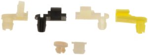 dorman 75450 door lock rod clips compatible with select models, 6 piece