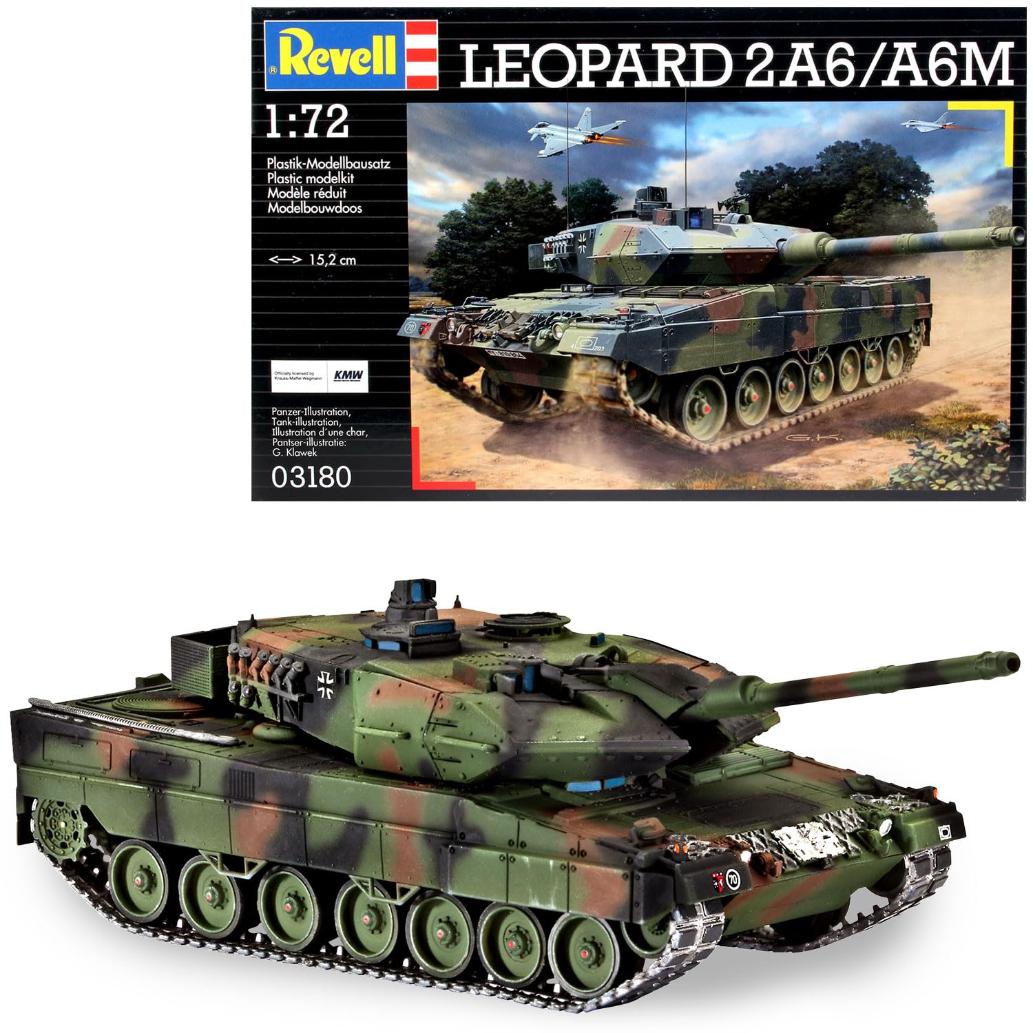 Revell of Germany Leopard 2 A6M Plastic Model Kit