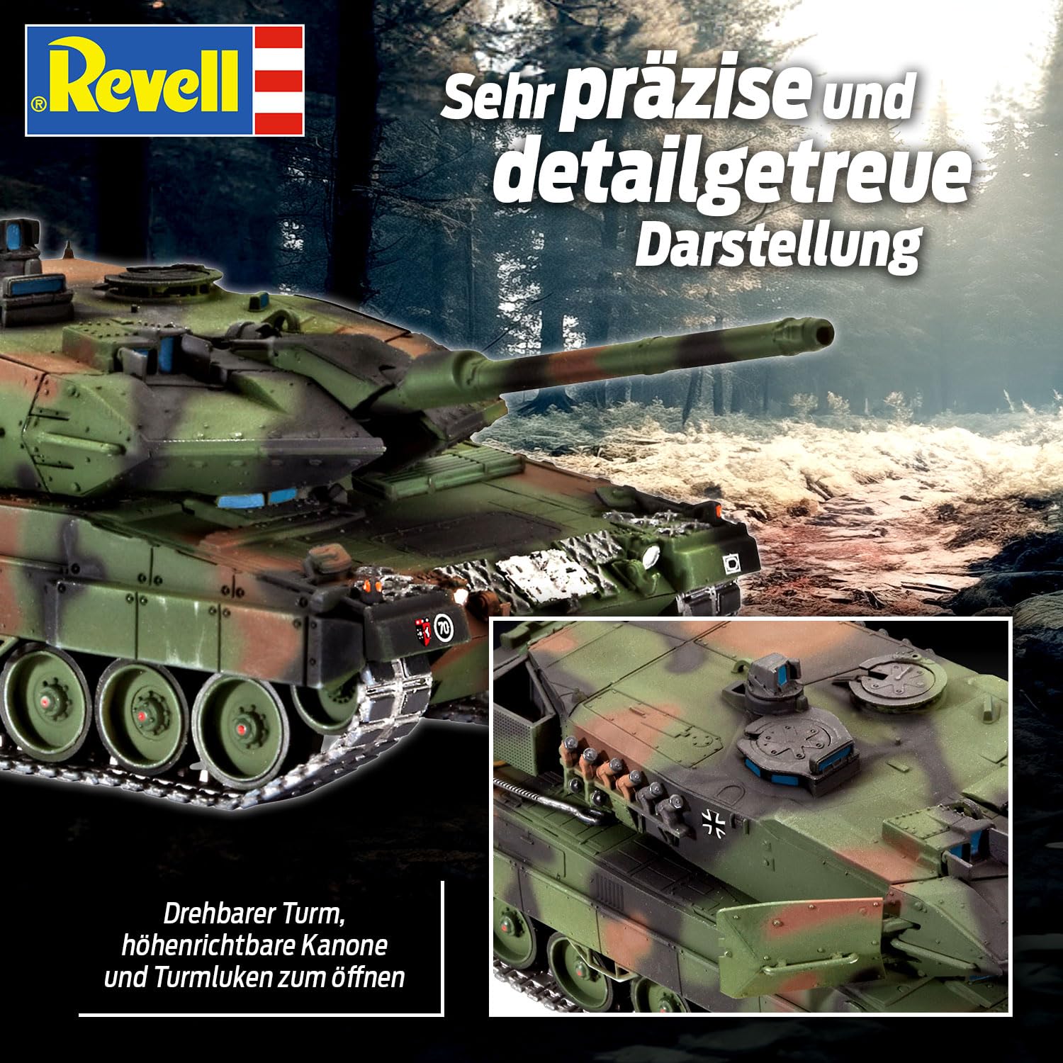 Revell of Germany Leopard 2 A6M Plastic Model Kit