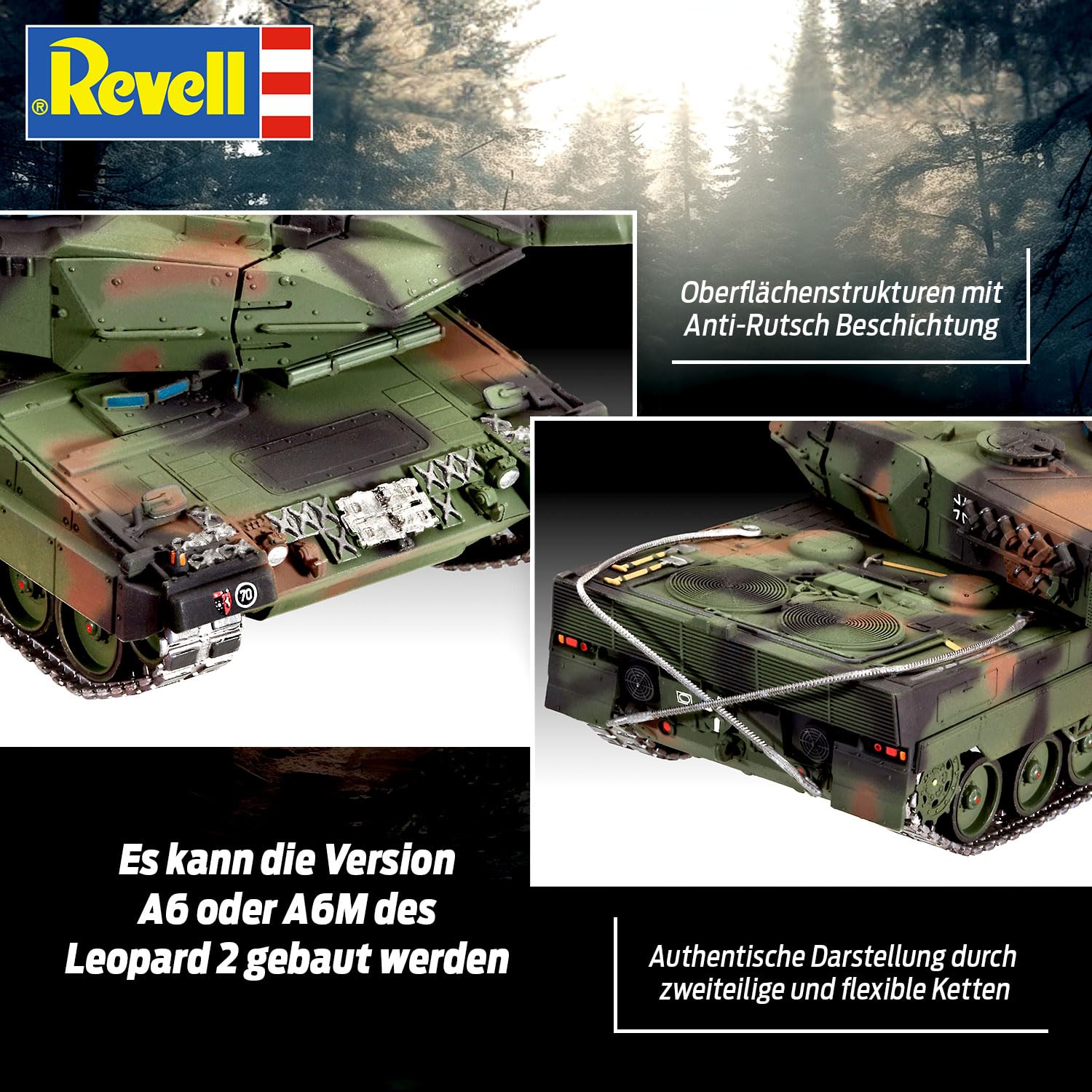 Revell of Germany Leopard 2 A6M Plastic Model Kit