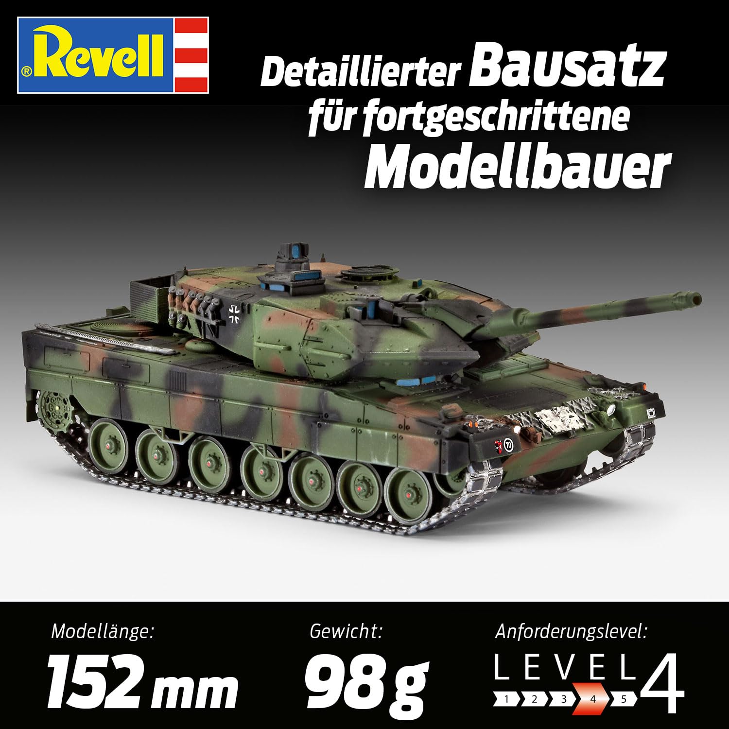 Revell of Germany Leopard 2 A6M Plastic Model Kit