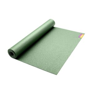 hugger mugger tapas original yoga mat (olive, 74 in.)