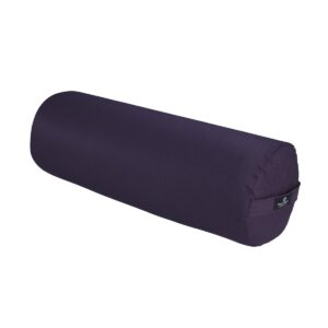 Hugger Mugger Round Yoga Bolster (Plum)