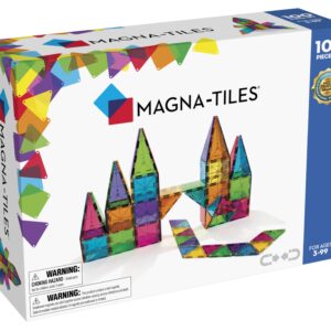 MAGNA-TILES Classic 100-Piece Magnetic Construction Set, The ORIGINAL Magnetic Building Brand