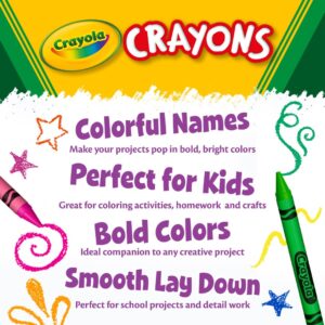 Crayola Jumbo Crayons Classpack, 200 Count, Toddler Crayons, Bulk School Supplies For Teachers, 8 Colors