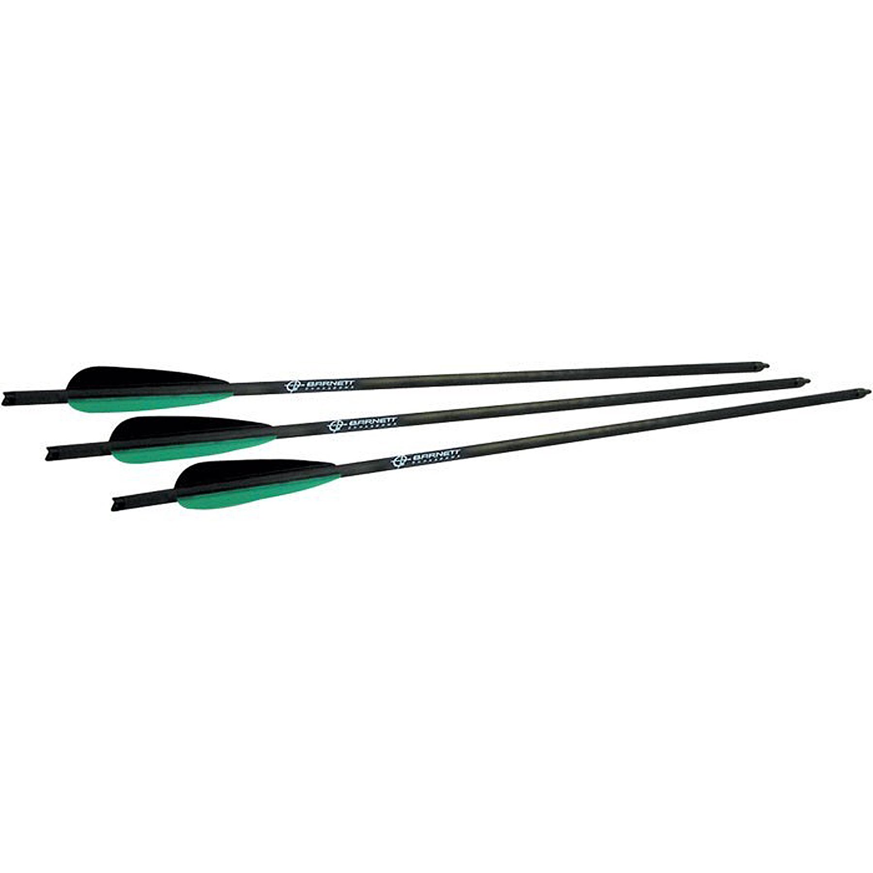 Barnett Outdoors Carbon Crossbow Arrows 5-Pack, Lightweight Hunting Bolts with Half-Moon Nock and Field Points, 22"