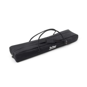 on-stage ssb6500 speaker stand bag (storage and transportation for portable pa, lighting, and mic stands or drum-kit hardware, heavy-duty nylon, foam padded, adjustable strap, carry handles, zipper)