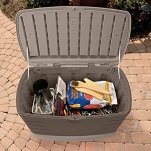 Rubbermaid 2047053 Deck Box, Medium, Sandstone