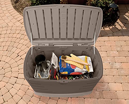 Rubbermaid 2047053 Deck Box, Medium, Sandstone