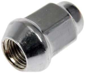 dorman 611-122 wheel nut 1/2-20 dometop - 3/4 in. hex, 1-5/16 in. length compatible with select models, 10 pack (oe fix)