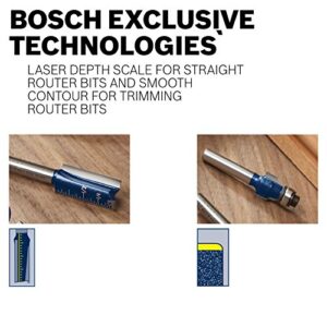 BOSCH 85213M 2-Flute Straight Bit