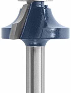 BOSCH 85294M 1/4 In. x 1/2 In. Carbide Tipped Roundover Bit