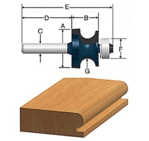 bosch 85631mc 7/8 in. edge beading router bit