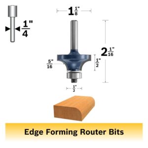 BOSCH 85295M 5/16 In. x 1/2 In. Carbide Tipped Roundover Bit