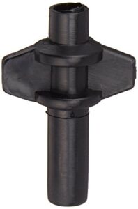 gibraltar sc-tcwn6 6mm t-style wing nut 4/pack,black