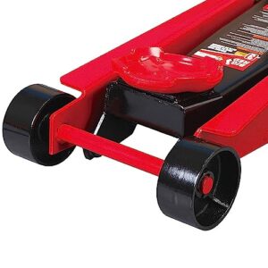 BIG RED T83002 Torin Pro Series Hydraulic Floor Jack with Single Quick Lift Piston Pump, 3 Ton (6,000 lb) Capacity, Red