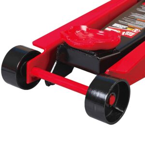 BIG RED T83002 Torin Pro Series Hydraulic Floor Jack with Single Quick Lift Piston Pump, 3 Ton (6,000 lb) Capacity, Red