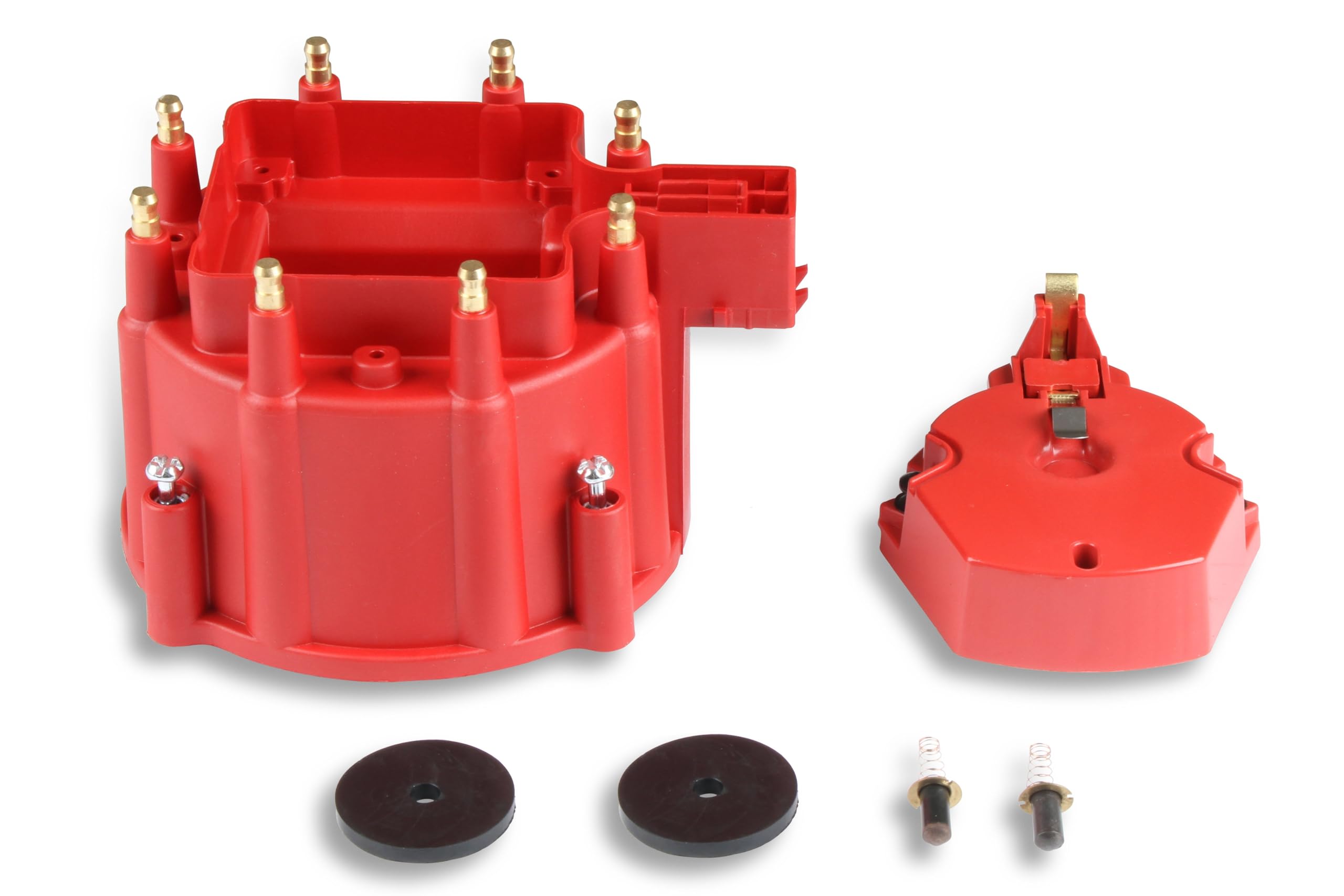 8416 MSD Distributor Cap and Rotor - GM HEI - Red