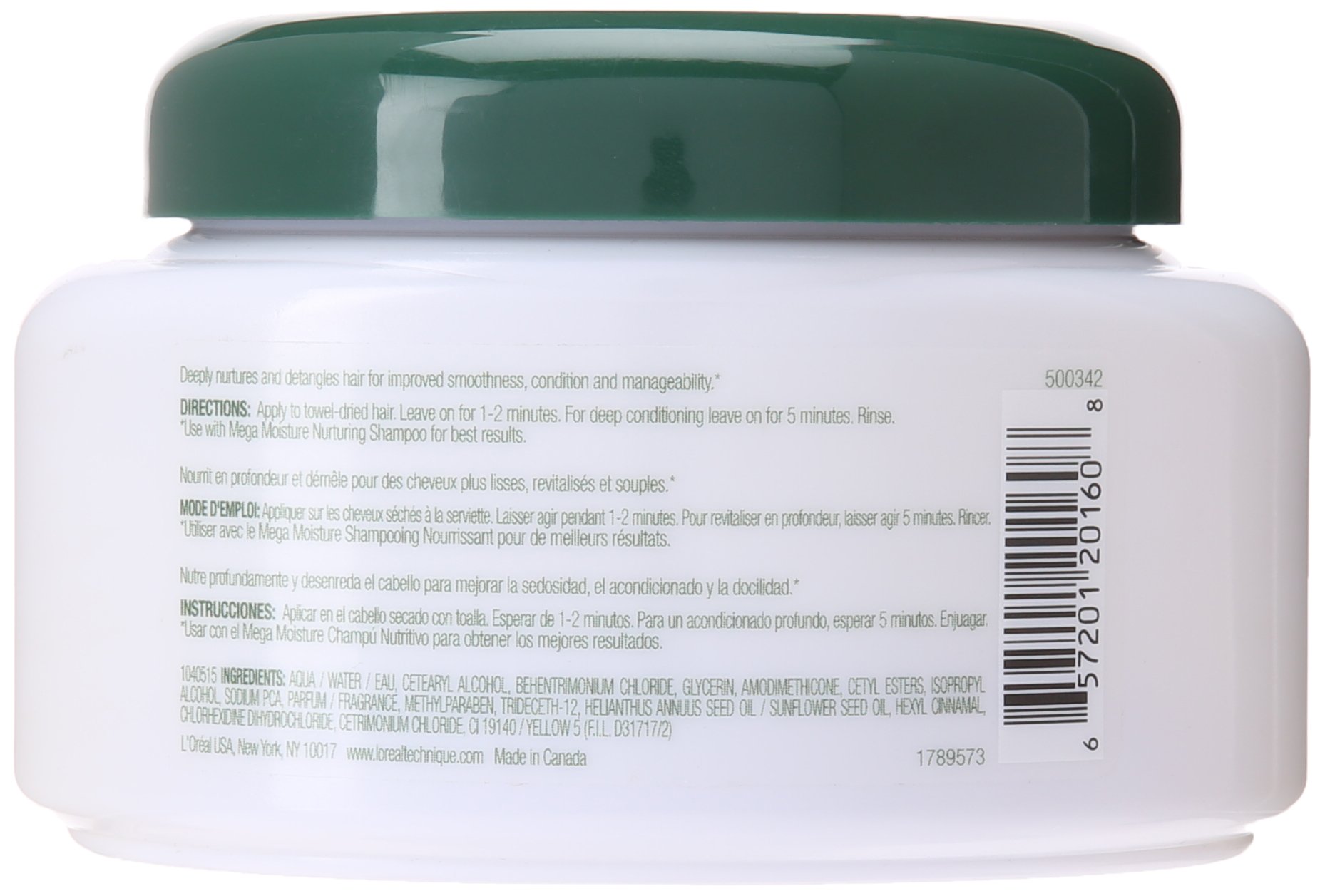 L'Oreal Natures Therapy Mega Moisture Nurturing Creme, 16 Ounce