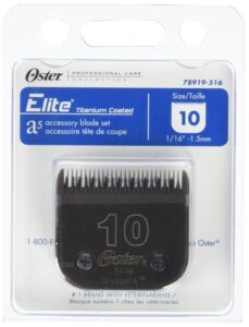 oster elite cryogenx professional animal clipper blade, size 10 (078919-516-005)